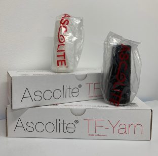 Confezioni di coni con filo di diversi colori, marchio Ascolite, tipologia TF-Yarn